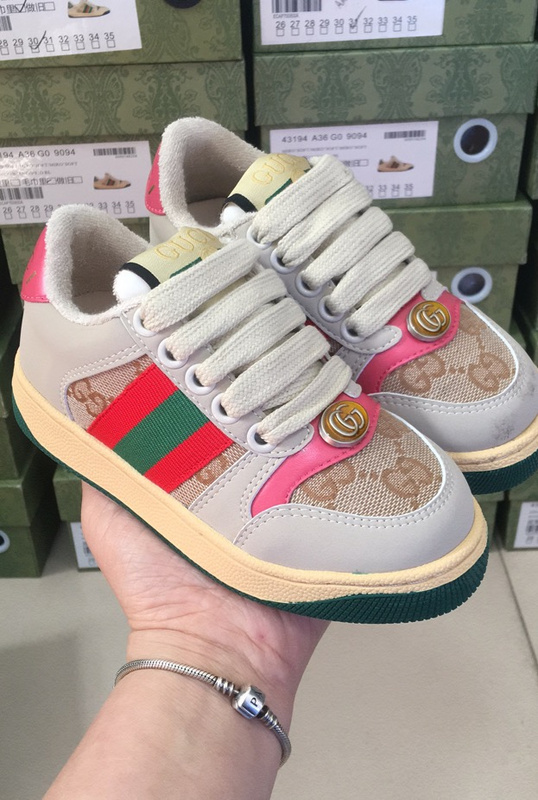 Gucci head leather company-level children_s shoes 26-35-48230295